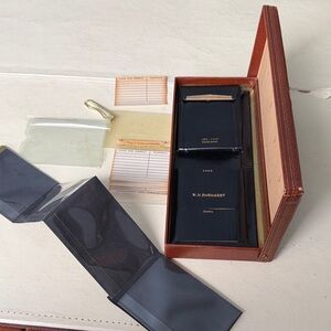 Cowhide wallet and Box